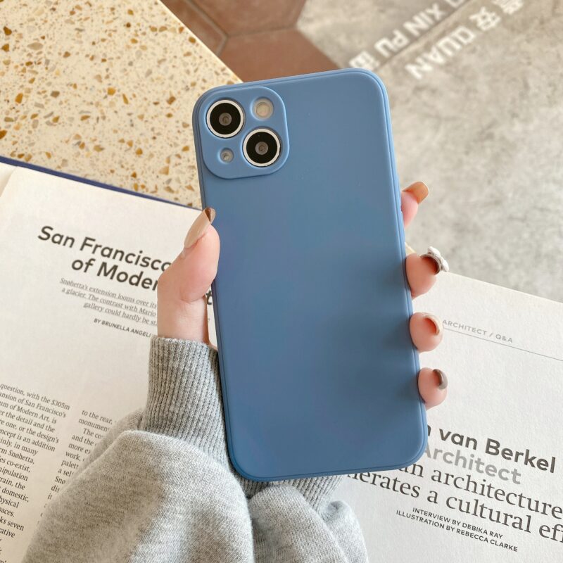 Liquid Silicone Phone Case for IPhone 14 13 12 11 Pro X XR XS Max SE2020 5