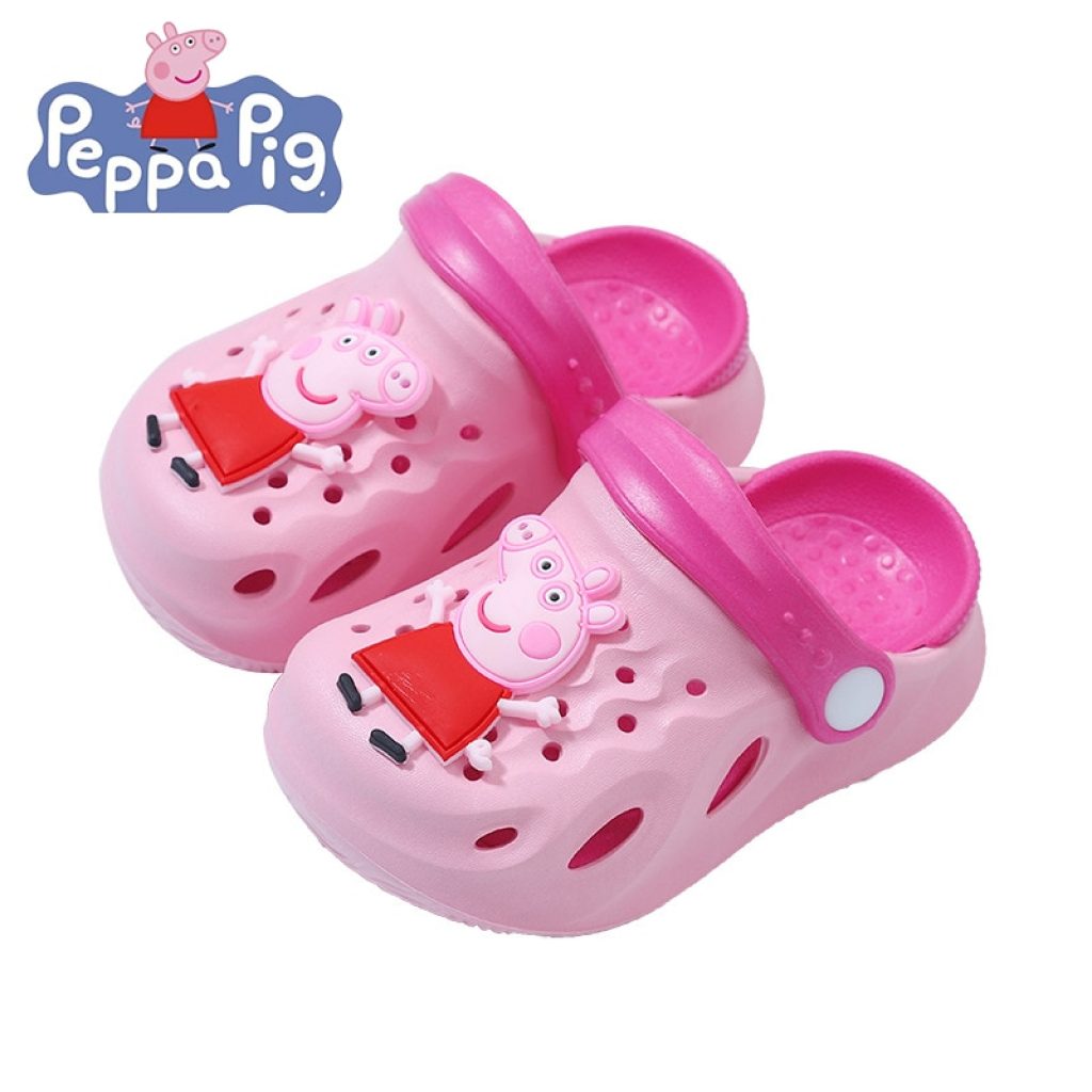 New Peppa Pig Children Slippers for Boys Girls Cartoon Kids Shoes Summer Toddler Children Home Slippers