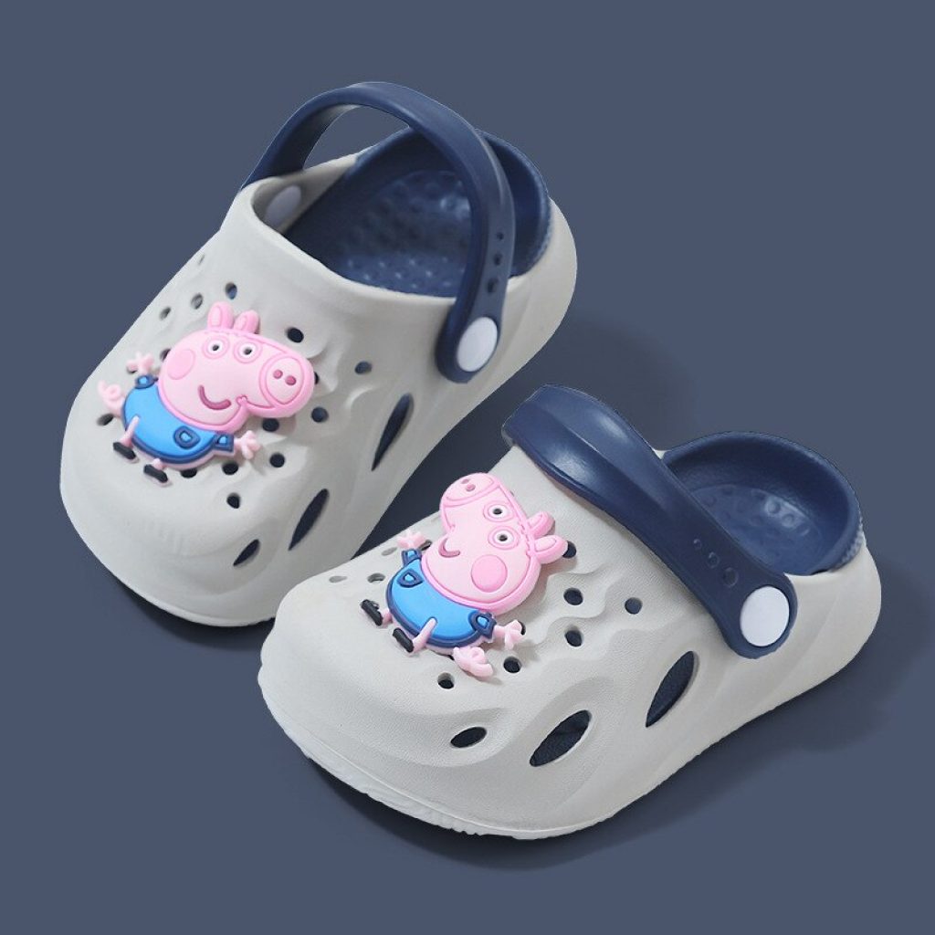 New Peppa Pig Children Slippers for Boys Girls Cartoon Kids Shoes Summer Toddler Children Home Slippers 3