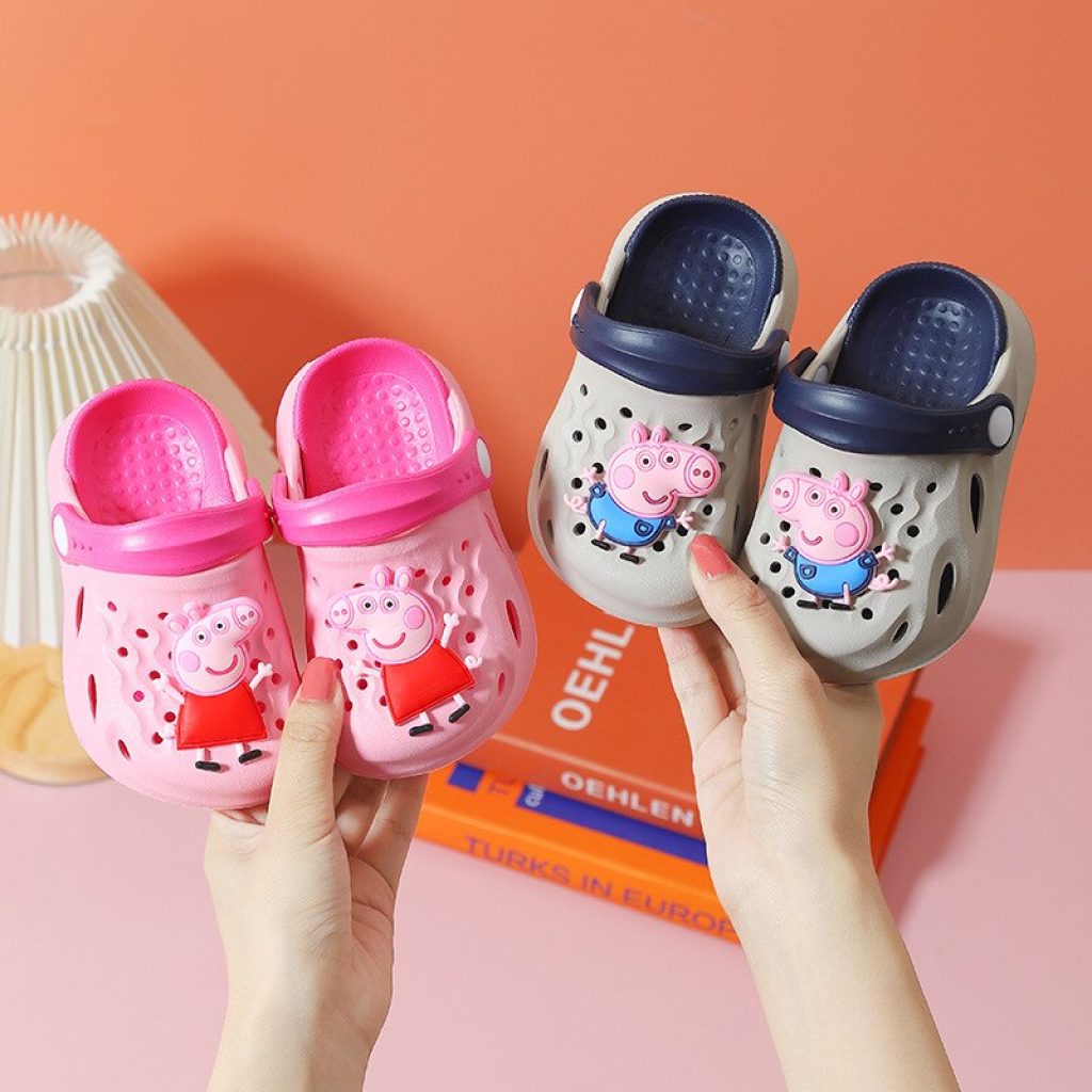 New Peppa Pig Children Slippers for Boys Girls Cartoon Kids Shoes Summer Toddler Children Home Slippers 5