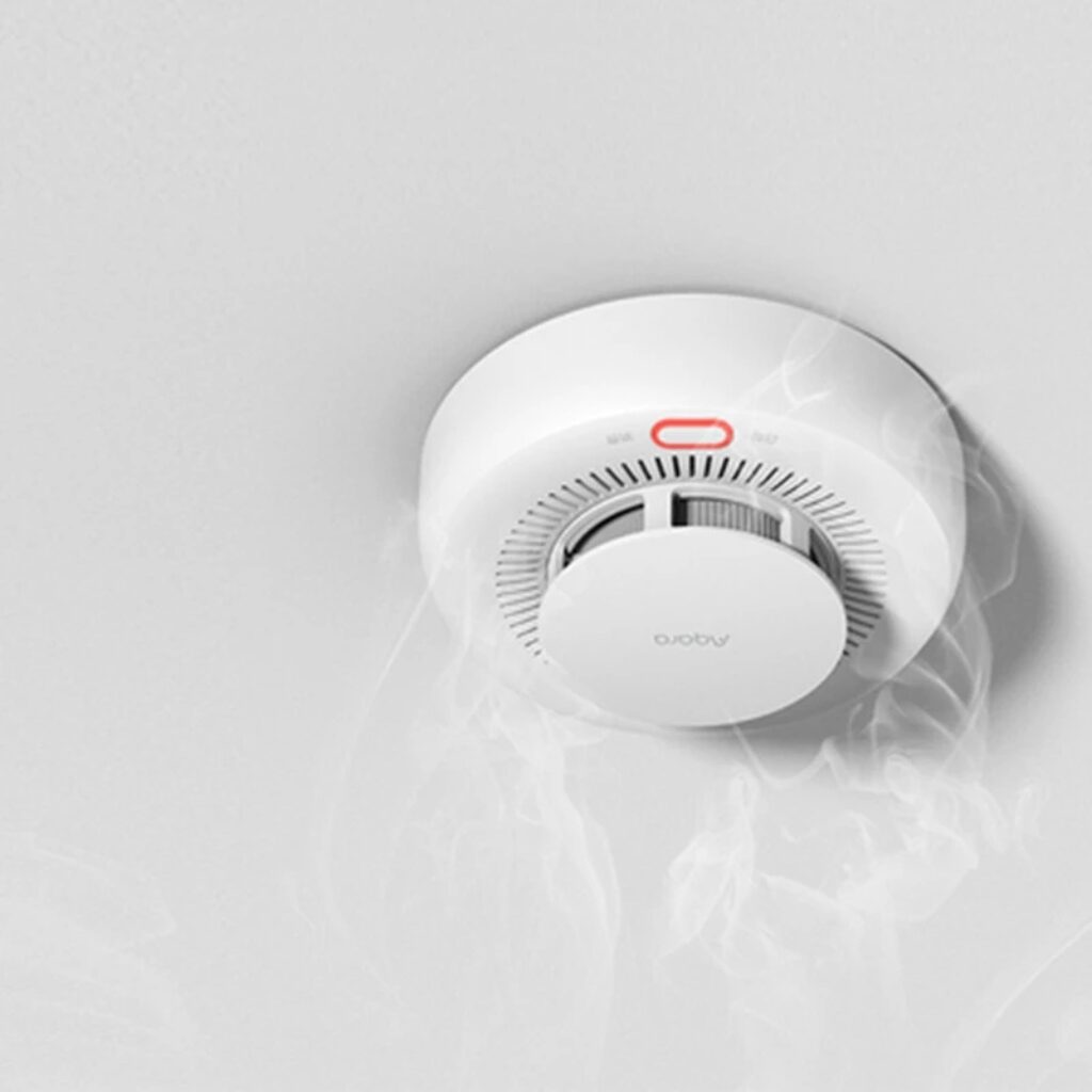 Aqara Smoke Sensor Alarm Detector Zigbee Highly Sensitive Smoke Concentration Detection Work with Apple Homekit Mi 1