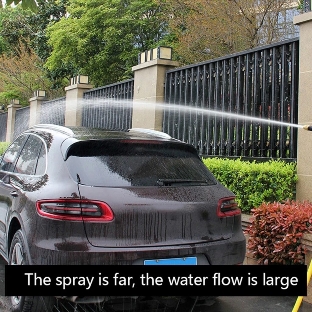 Portable High Pressure Water Gun For Cleaning Car Wash Machine Garden Watering Hose Nozzle Sprinkler Foam 1