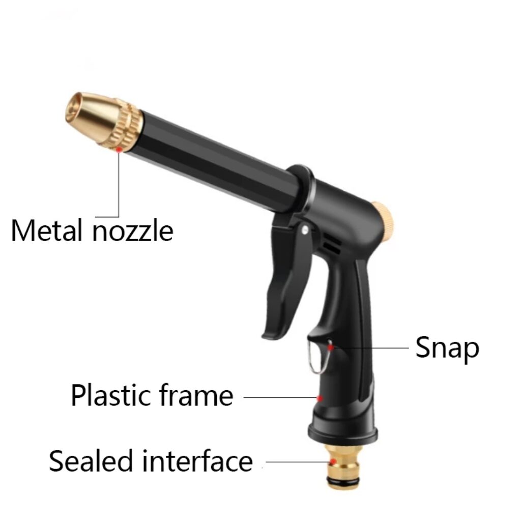 Portable High Pressure Water Gun For Cleaning Car Wash Machine Garden Watering Hose Nozzle Sprinkler Foam 4