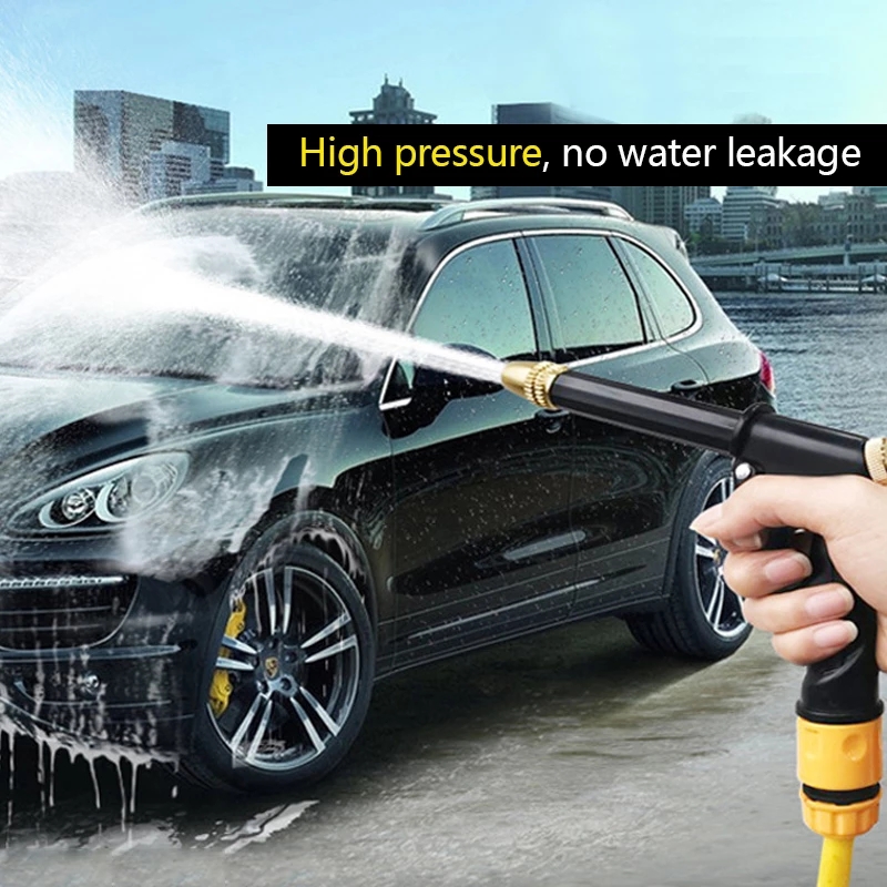 Portable High Pressure Water Gun For Cleaning Car Wash Machine Garden Watering Hose Nozzle Sprinkler Foam