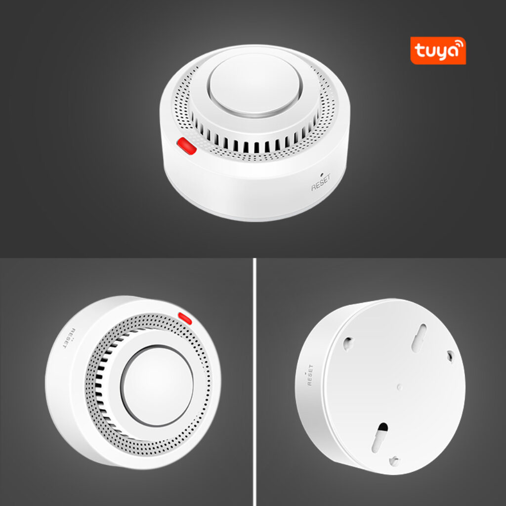 Tuya WiFi Smoke Alarm Fire Protection Smoke Detector Smokehouse Combination Fire Alarm Home Security System Firefighters 3