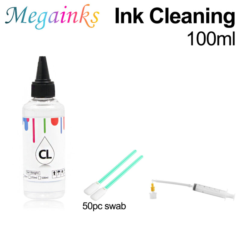100ml Universal Dye Ink BK C M Y Kit Compatible For HP Canon Epson Brother Deskjet 4