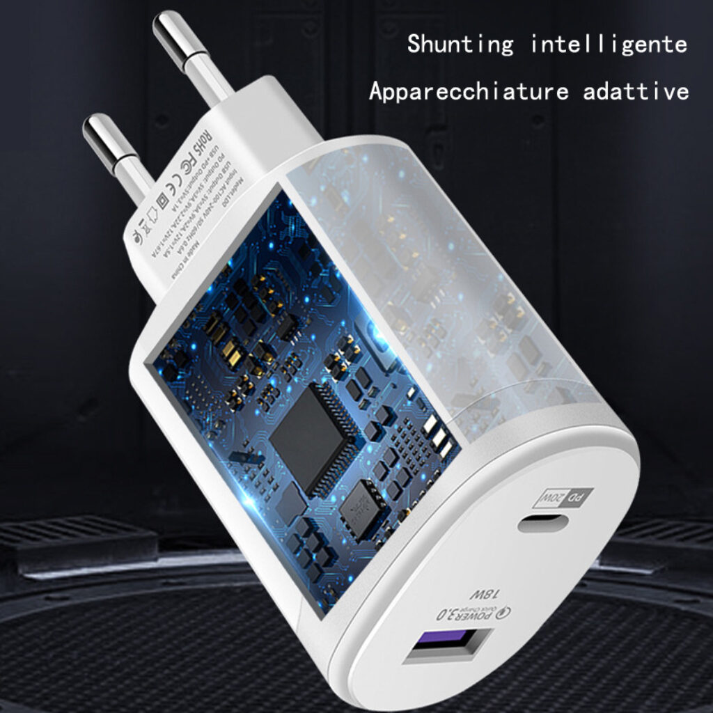 38W American Standard Type c Fast Charging Head Pd20w Qc3 0 Smart Phone Direct Charging Charger 3