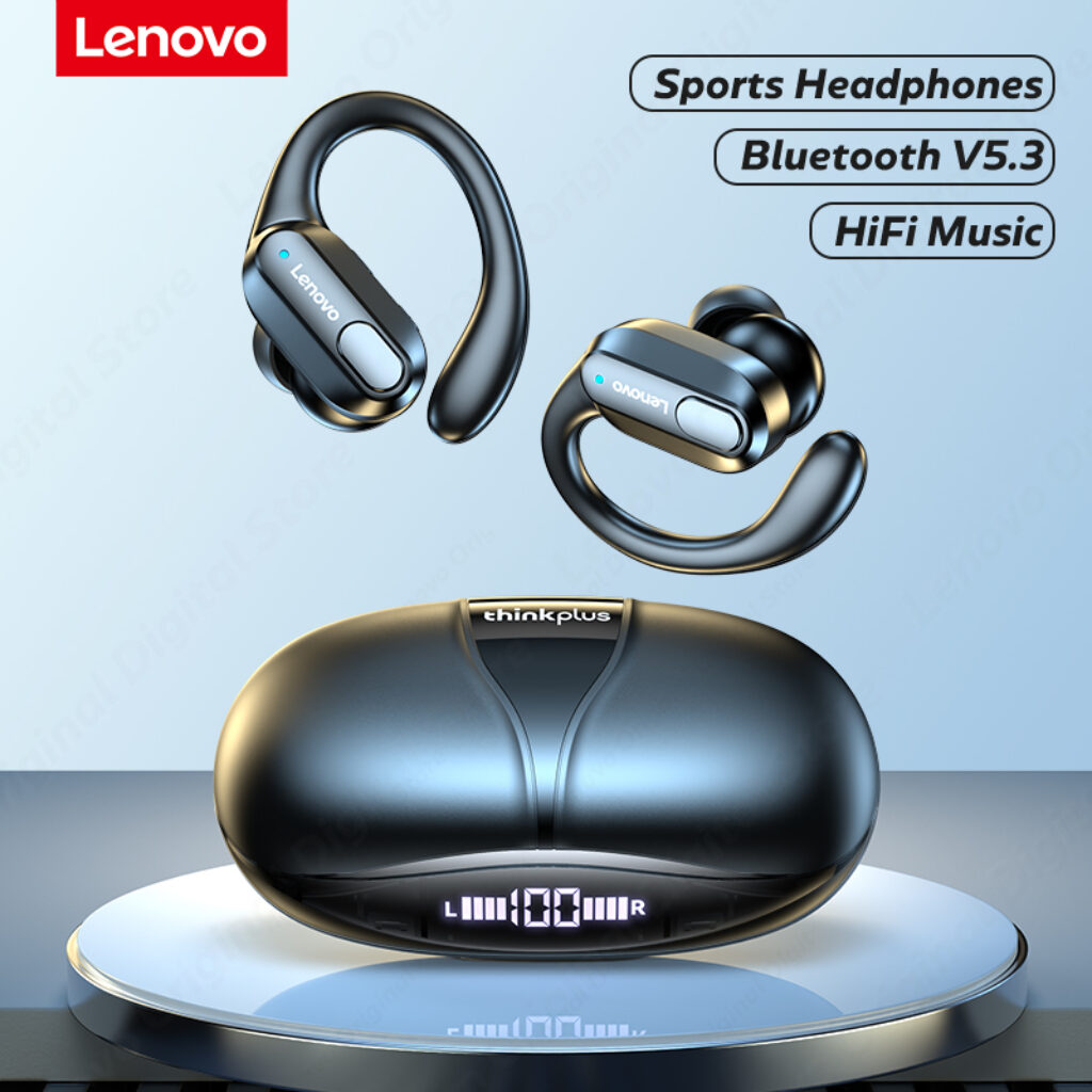 Lenovo XT80 Bluetooth 5 3 Earphones True Wireless Headphones with Mic Button Control Noise Reduction Earhooks