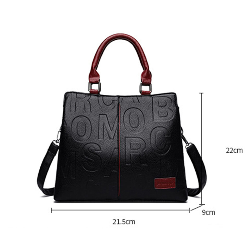PU Leather Casual Crossbody Bags for Women Ladies Luxury Designer Tote Handbag Female Large Capacity Travel 4