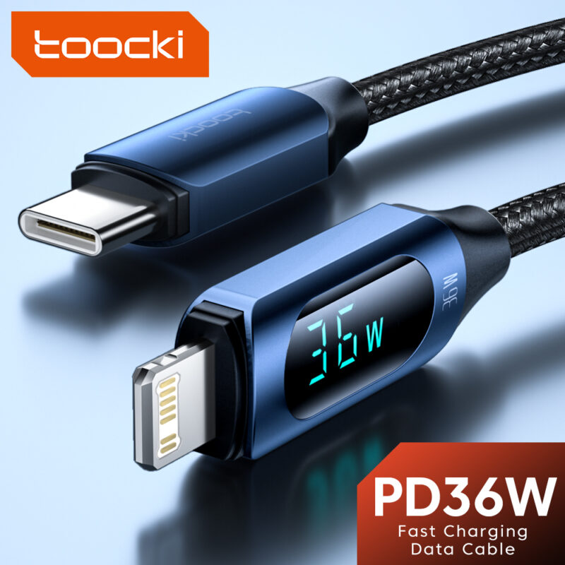 Toocki USB Type C Cable For iPhone 14 13 12 11 Pro Max X Xr 8