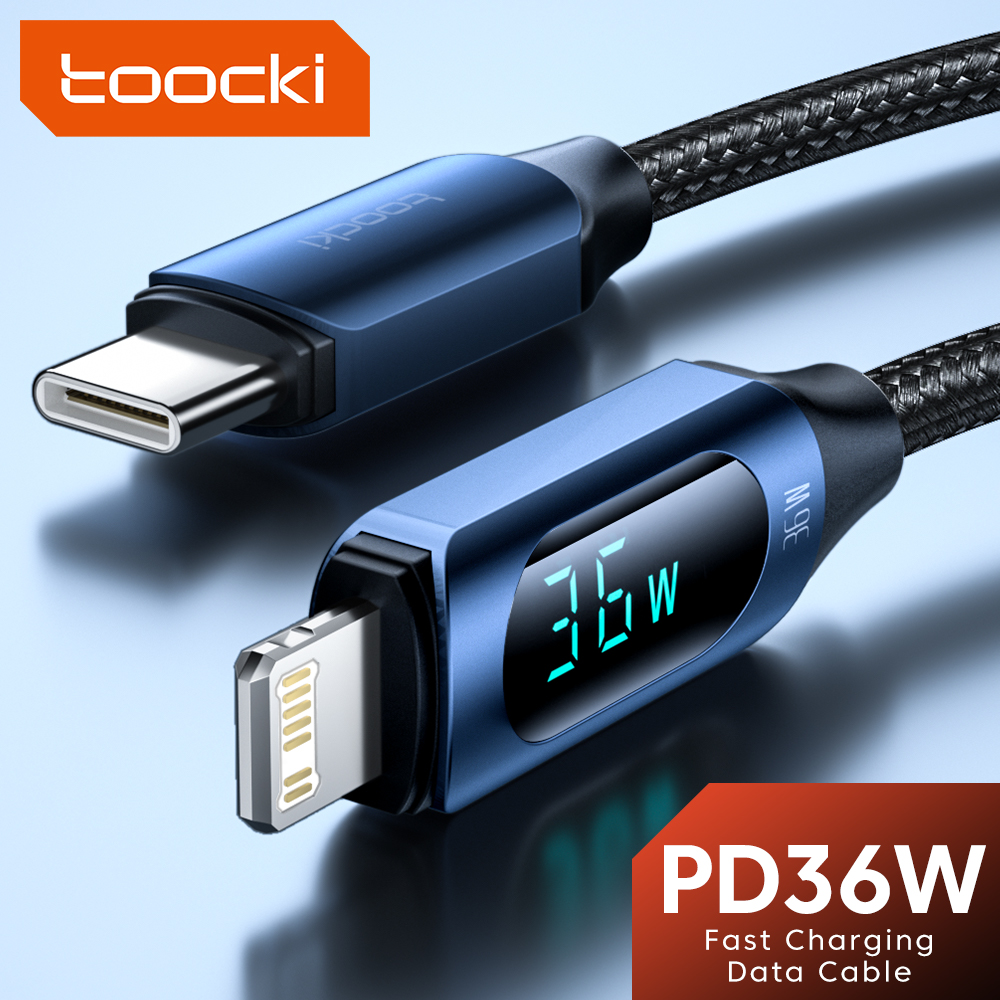 Toocki USB Type C Cable For iPhone 14 13 12 11 Pro Max X Xr 8