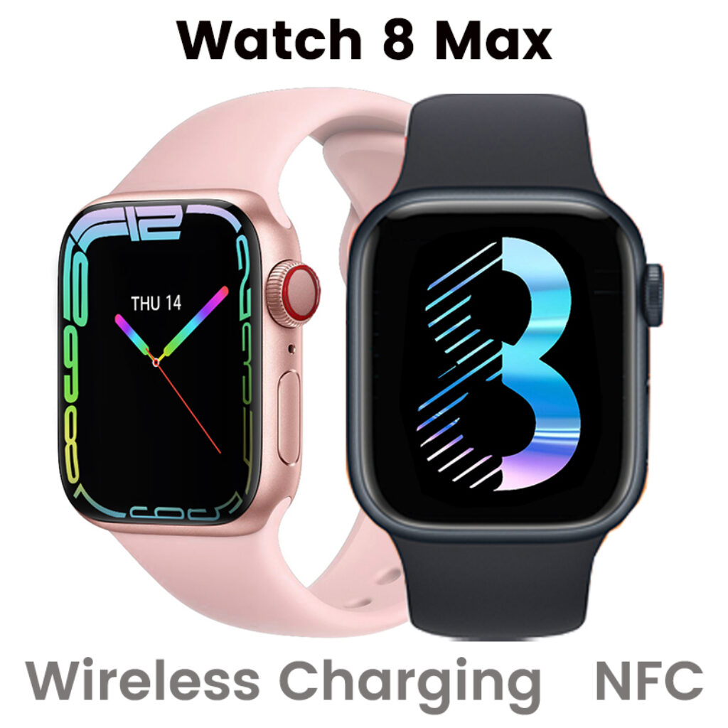 Watch 8 Max Smart Watch Men Answer Call 1 85 NFC Wireless Charging Sport Tracker Women
