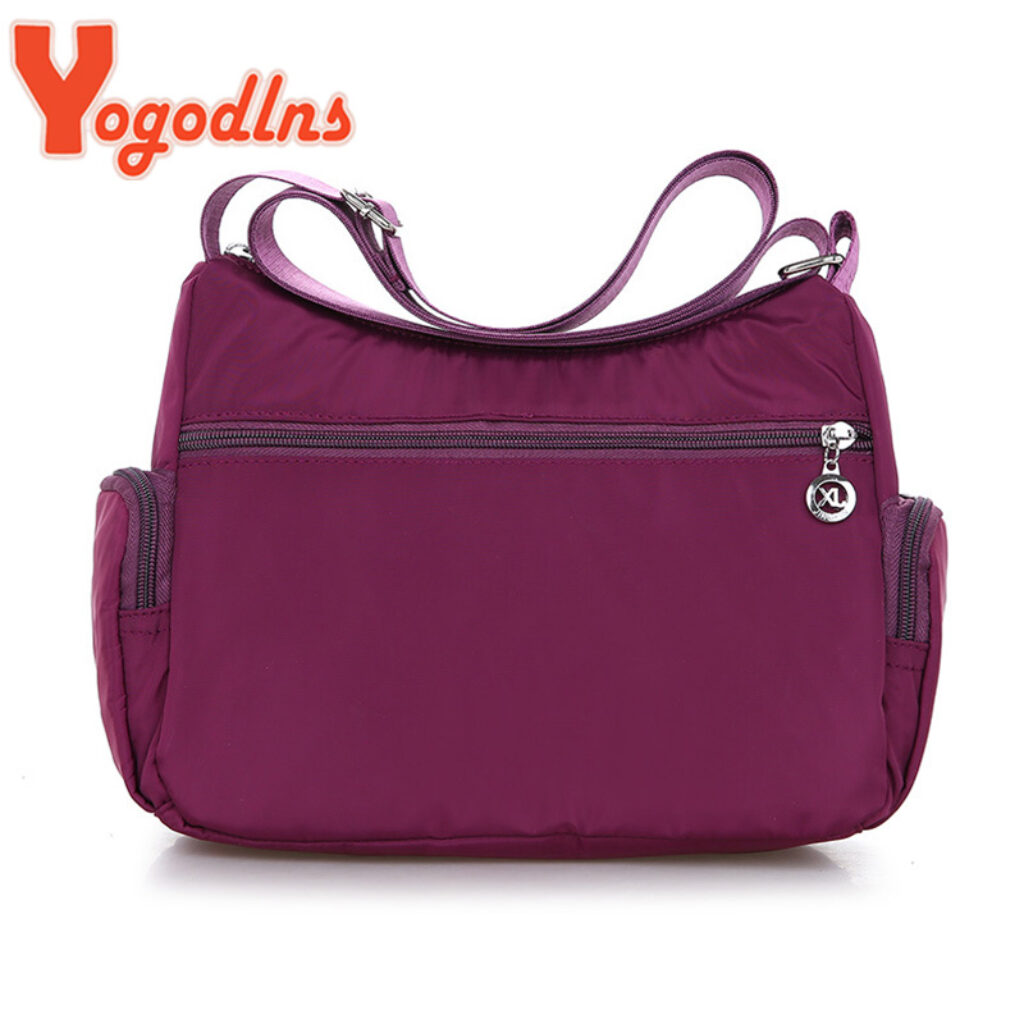Yogodlns Oxford Waterproof Shoulder Bag Women Casual Crossbody Bag Multifunction Shopping Handbag Large Capacity Messenger Bag 2