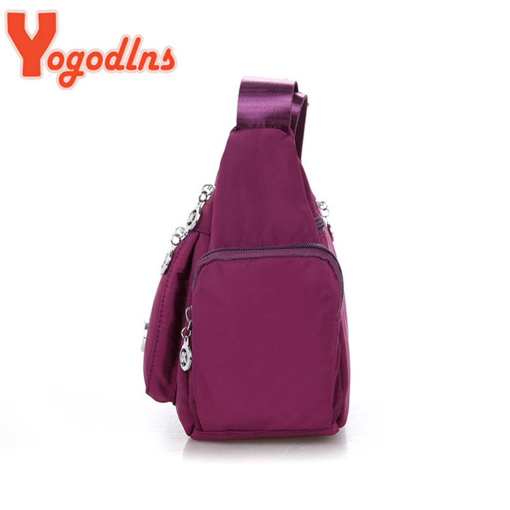 Yogodlns Oxford Waterproof Shoulder Bag Women Casual Crossbody Bag Multifunction Shopping Handbag Large Capacity Messenger Bag 3