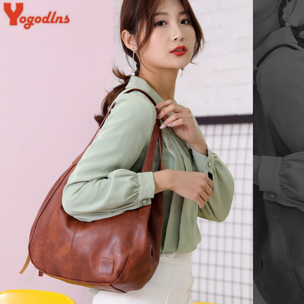 Yogodlns Vintage Women Hand Bag Designers Luxury Handbags Women Shoulder Tote Female Top handle Bags Fashion 2