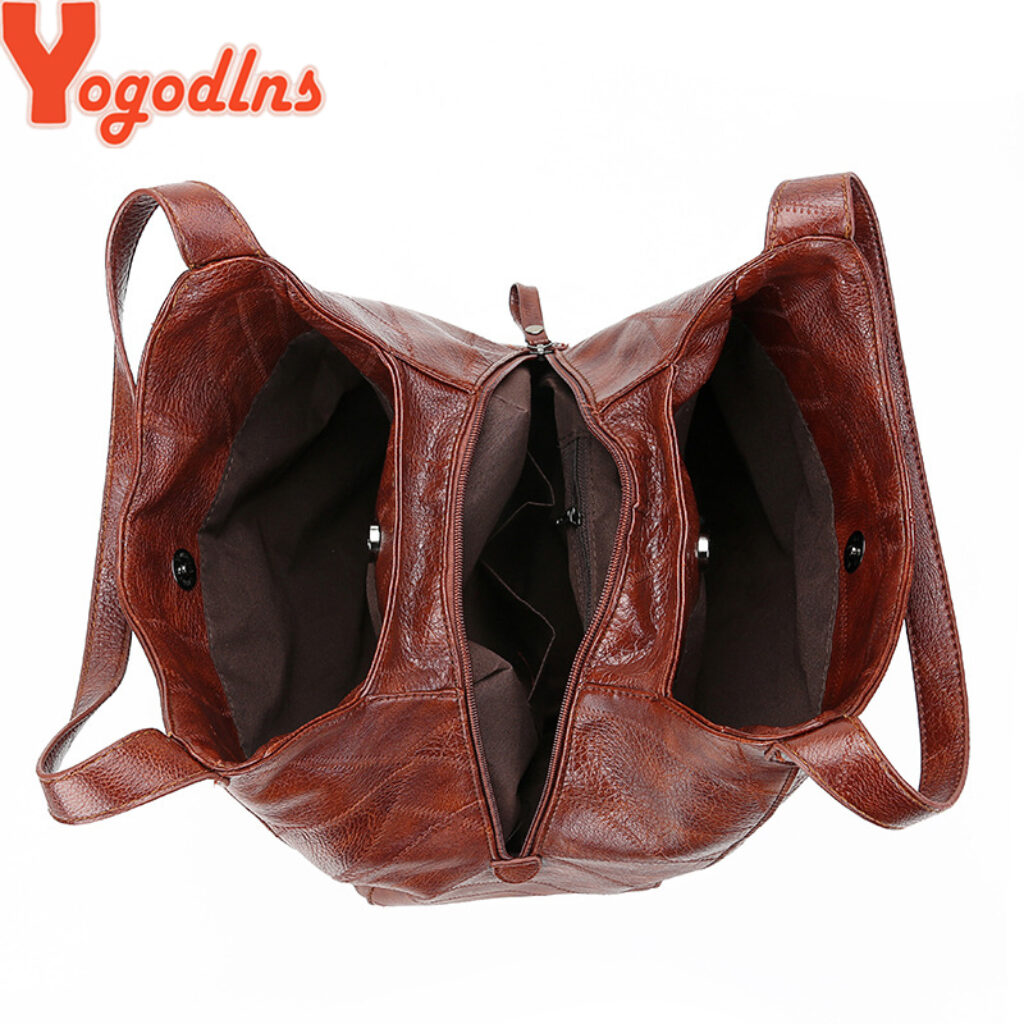 Yogodlns Vintage Women Hand Bag Designers Luxury Handbags Women Shoulder Tote Female Top handle Bags Fashion 5
