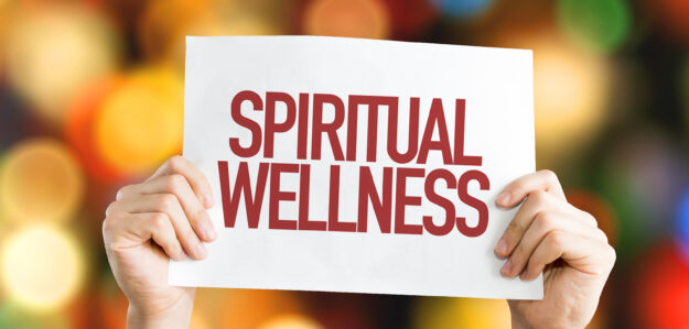 cropped Spiritual Wellness placard