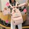 3 set Nylon Backpack Solid Color Shoulder Bag Casual Women Backpack Teenage Girl School Bag Bagpack Backbag Mochilas Female