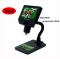 600X digital microscope electronic video microscope 4.3 inch HD LCD soldering microscope phone repair Magnifier metal stand