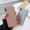 Cute Matte Solid Candy Phone Case for Iphone 11 Case 11 Pro Max Xs Max Xr Simple Silicone Case for Iphone 7 6s 8 Plus Soft Cover