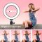 Dimmable LED Ring Light Camera Photo Studio Photography Video Makeup Ring Lamp for Youtube VK Selfie Mobile Phone with Tripod