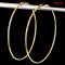 EKUSTYEE Brand 4 Size Big Hoop Earring for Women Jewelry Mother Gold Color Fashion Jewelry Bijoux Accessory Birthday Brincos