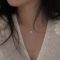 Louleur 925 Sterling Silver Zircon Necklace Shining Square Diamond Choker Necklace For Party Female Elegant Fashion Jewelry 2020