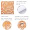 Mosaic Wall Tile Peel and Stick Self adhesive Backsplash DIY Kitchen Bathroom Home Wall Sticker Vinyl 3D