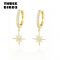 New Fashion Cute Stars Gold Earrings Top Quality cz Crystal clssic Charm gold Earrings For Women Girls Jewellery Gift 2020