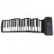 Portable 88 Keys USB MIDI Roll Up Piano Electronic Piano Silicone Flexible Keyboard Organ Built-in Speaker with Sustain Pedal