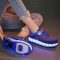 Size 28-40 Roller Sneakers for Kids Boys LED Light Up Shoes with Double Wheels USB Charging Skate Shoes for Children Boys Girls