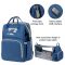 USB Diaper Bags Backpack Foldable Sunscreen Baby Bed Crib Bag Large Capacity Insulation Nursing Stroller Bag With Changing Mat