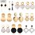 X&P New Korean Heart Statement Drop Earrings 2020 for Women Fashion Vintage Geometric Acrylic Dangle Hanging Earring Jewelry